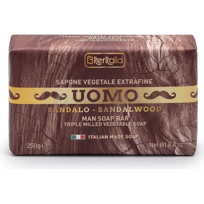 Iteritalia rastlinné mydlo pre mužov santalové drevo pánske 250 g