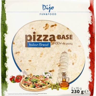 Dijo Pšeničný podklad na pizzu 2 x 115 g