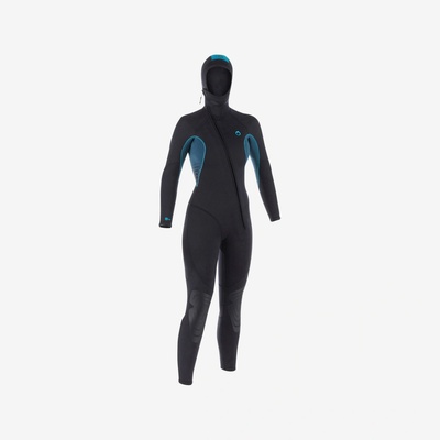 DECATHLON SCD 500 neopren 7,5 mm modrá Dámský s kuklou