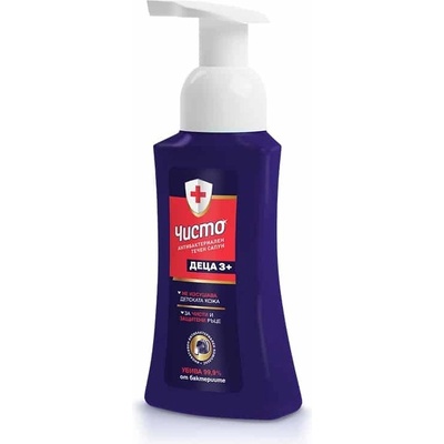 Чисто Антибактериален течен сапун ЧИСТО пяна за деца 3+ (ч-2030-000863_1)