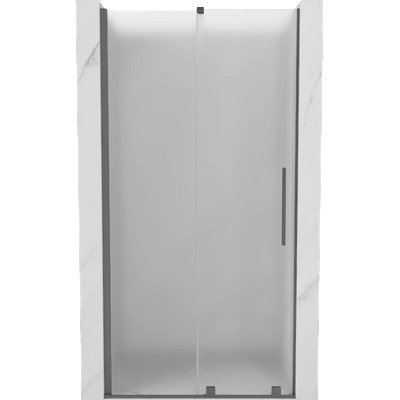 Mexen Velar плъзгаща се душ кабина 100 см, матирана, gun metal - 871-100-000-31-95 (871-100-000-31-95)