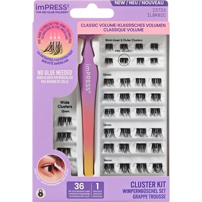 KISS Umelé riasy imPRESS Press on Falsies Kit 02C