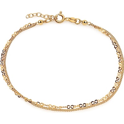 iZlato Forever zlatý dámský dvouřadý náramek IZ24237