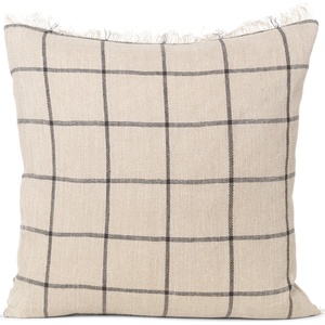 ferm LIVING Възглавничка CALM 50 x 50 см, бежов, памук / лен, твърди LIVING (FERM1102862853)