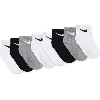 Nike Чорапи Nike Nike 8Pk Qrt Sock In99 - White/Dark Gray