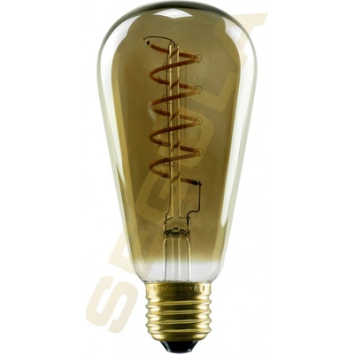 Segula 50652 LED soft rustika ST64 spirála kouřová šedá E27 3,2 W 11 W 100 Lm 1.900 K
