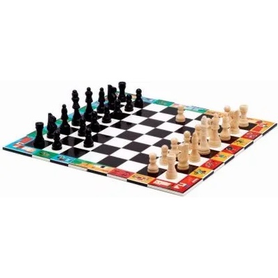 DJECO - Комплект за игра шах и дама (DJ05225)