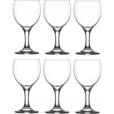 LAV Skleničky na bílé víno MISKET bezbarvé 6 x 170 ml