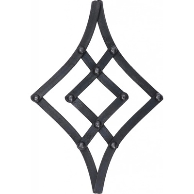 Ornament kovaný 260x185 mm, profil 12x12 mm