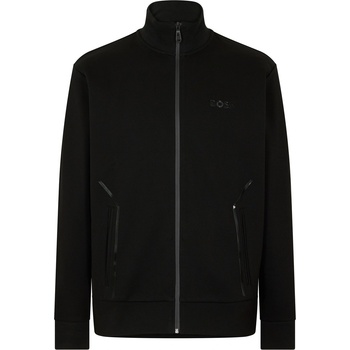 HUGO BOSS Суичър Boss Men's Skaz Mirror Short Sleeve Zip Hoodie - Black