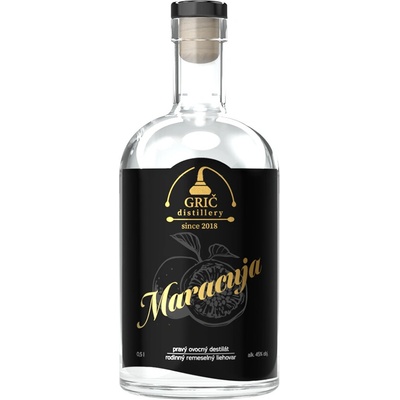 Grič Maracuja 45% 0,5 l (čistá fľaša)