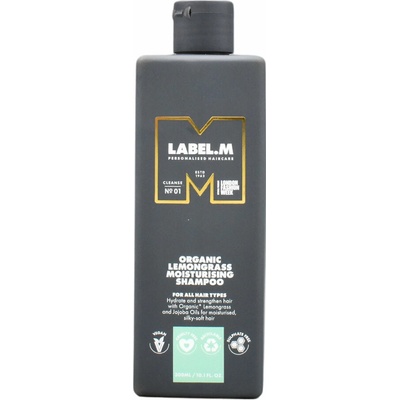 label.m Organic Lemongrass Moisturising Shampoo 300 ml