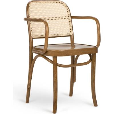 Paged Classic B-8136 Seat Wood Back Mat buk morený / dyha