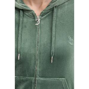 Juicy Couture суичър с цип и качулка дамски памучен ROBERTSON CLASS (JCAP176)