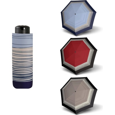 Doppler Mini XS Carbonsteel LINEE skládací deštník červená