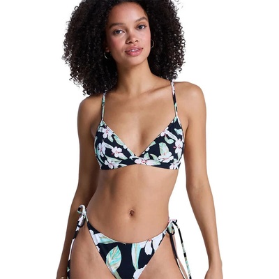 Roxy Essentials PT Fixed Triangle bikini top - Black (Anthracite Spring Charming Sma)
