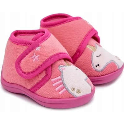 Detské papuče PRE DIEVČATÁ NA SUCHÝ ZIPS FUKSIA