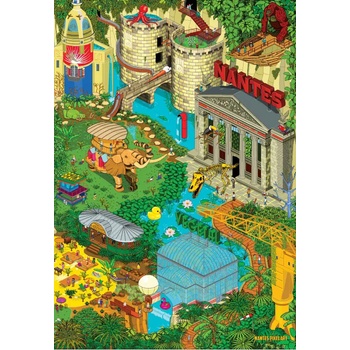 Grafika - Puzzle Nantes - Green 2 - 1 000 piese