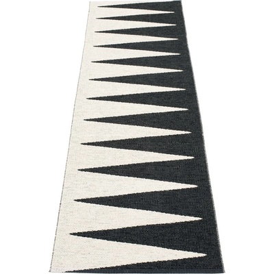 Pappelina Черно-бяла пътека за открито и закрито 70x250 cm Vivi Black - Pappelina (VVX725)