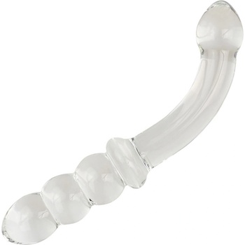 SuperLove Glass Perfect Double G-Spot Dildo Clear