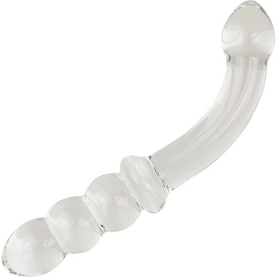 SuperLove Glass Perfect Double G-Spot Dildo Clear