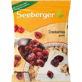 Seeberger Подсладени червени боровинки - 125 г
