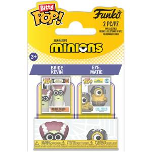 Funko Комплект мини фигури Funko Bitty POP! Animation: Minions - Bride Kevin & Eye (112848)
