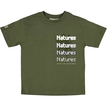 Image 1 of MAYORAL Тениска къс ръкав "nature" зелено каки за момче Mayoral