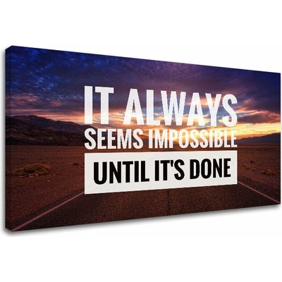Motivačný obraz na stenu o vytrvalosti_001 - 40x80 cm