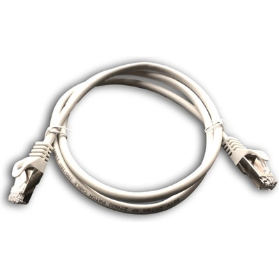 Datacom 1691 Patch, S/FTP CAT6A, 1m, šedý
