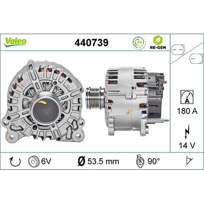 Alternátor VALEO RE-GEN REMANUFACTURED 440739