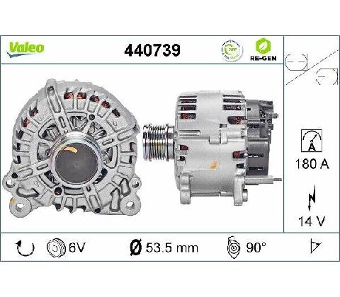 Alternátor VALEO 440739
