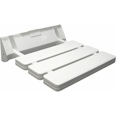 Aqualine Skladacie sprchové sedadlo, biele 32 x 33 cm AE357