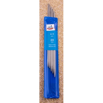 Jehlice ponožkové 20 cm/5 ks hliníkové 4,5 – Zboží Dáma