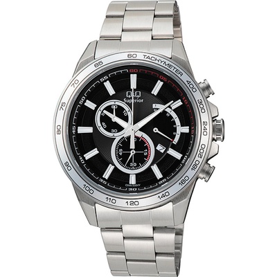 Мъжки аналогов часовник Q&Q Superior Chronograph - C54A-505VY (C54A-505VY)