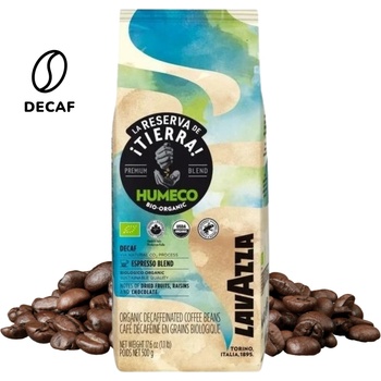 LAVAZZA Caffe Decaffeinato Bio Organic Humeco безкофеиново кафе на зърна 500 g