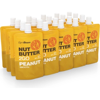 GymBeam Фъстъчено масло 2GO 20 x 80 g