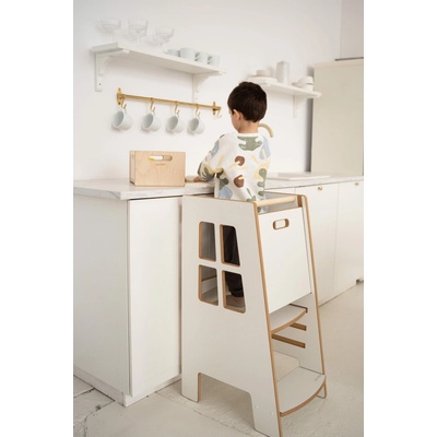 Tuptiwood Učiaca veža Kitchen Helper extra safe biela