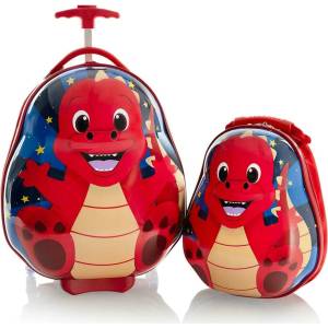 HEYS Детски куфар Heys Travel Tots Dinosaur Heys | Cherven | Момчешки | ЕДИН РАЗМЕР