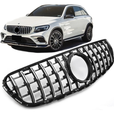 Angeleyes Športová maska Mercedes X253 GLC AMG čierno-chrómová bez kamery