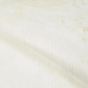 Umelá kožušina N6447 s dlhým vlasom ivory, š.155