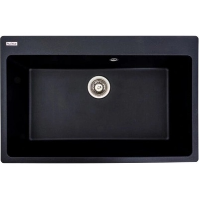 ELEFANT Гранитна кухненска мивка bogema 7850 - черен металик (bogema 7850)