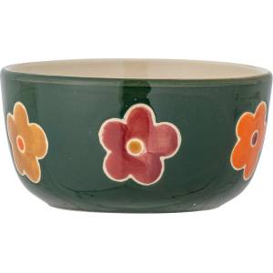 Bloomingville Mini Тъмнозелена глинена детска купичка ø 12 cm Addy - Bloomingville Mini (82060670)