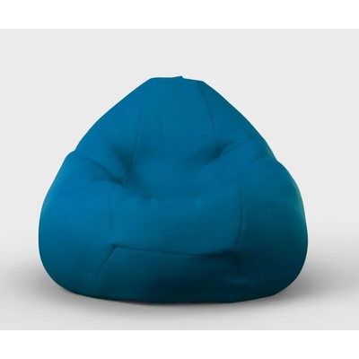 Pufrelax Калъф за пуф круша, 320л. , Nirvana Grande - Blue, (Не съдържа пълнеж), Еко кожа