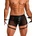 SuperLove See-through Stylish Men Boxer with Handcuffs 278 Black S