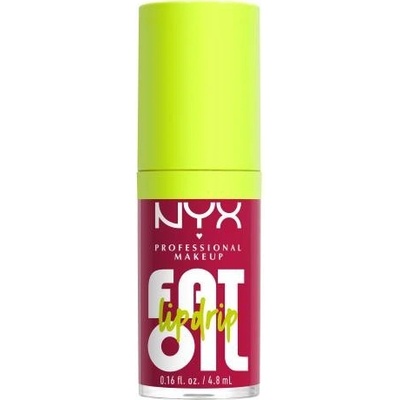 NYX Professional Makeup Fat Oil Lip Drip olej na rty barva červená 4,8 ml