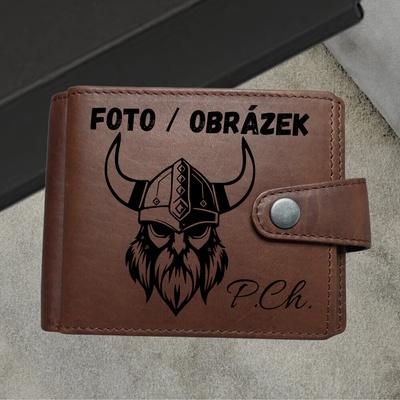 Originální pánská peněženka ARTHUR PREMIUM – váš příběh vygravírovaný do kůže