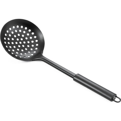 MONDEX Решетъчна лъжица за готвене Mondex, черна, 11x34см (1197)