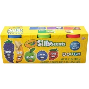 Crayola Комплект пластилин Crayola Silly Scent, 3 цвята (A1-2186) - baby