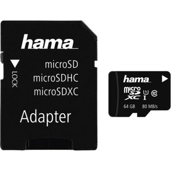 Image 1 of Hama microSDXC 64GB C10/UHS-I 124140